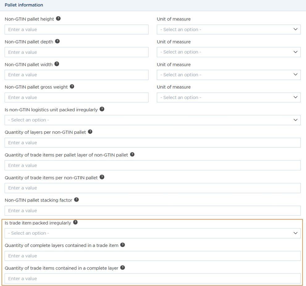 Dimensions and weights of pallets GS1 Belgium & Luxembourg